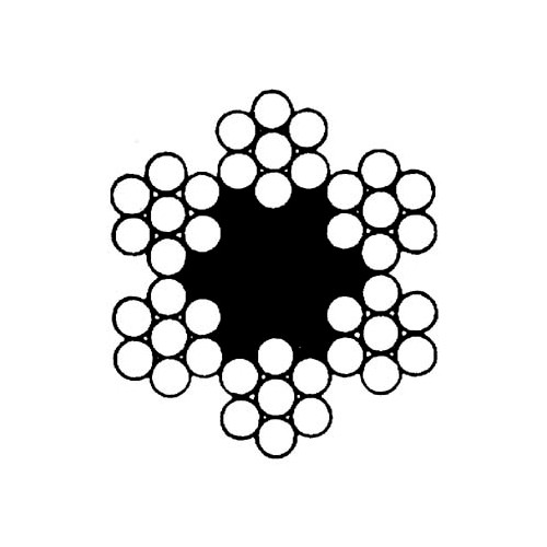 Stållina GUNNEBO INDUSTRIES 42-trådig rostfri