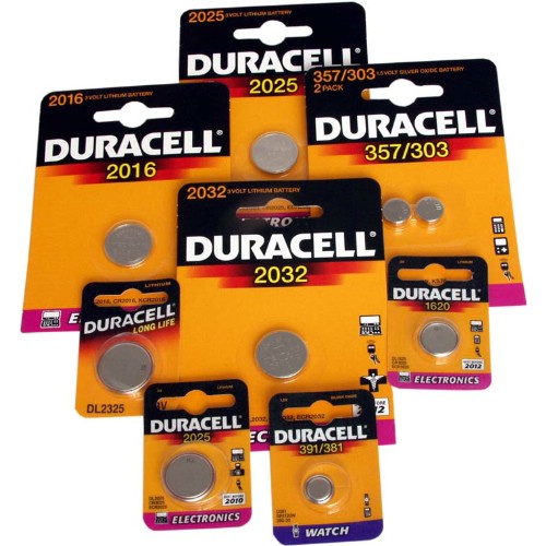 Knappcellsbatteri DURACELL Zink Air