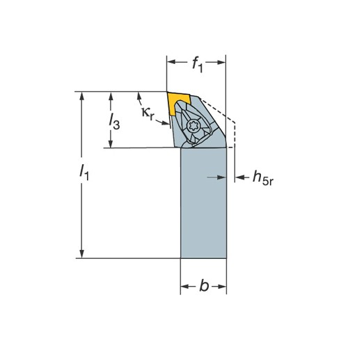Skaftverktyg SANDVIK DCLNR/L 95° RC-Klamp