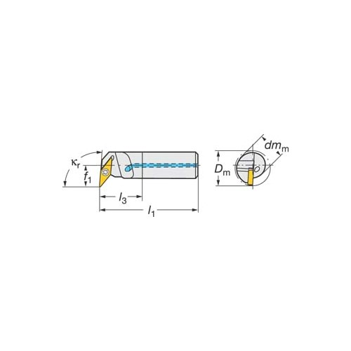 Svarvbom SANDVIK Coroturn 111 SVQCR/L 93° Hårdm sk