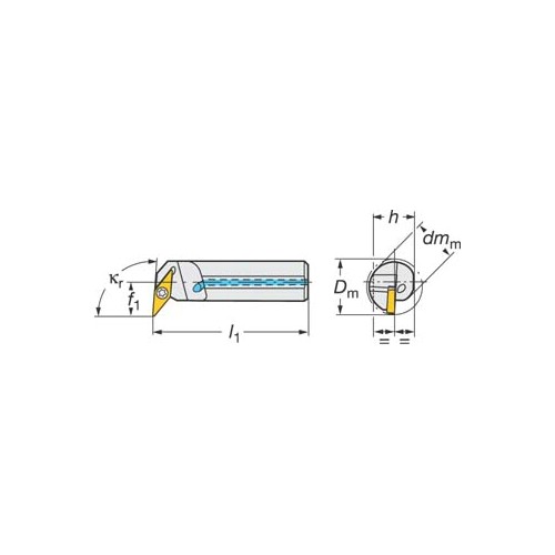 Svarvbom SANDVIK Coroturn 111 SVUCR/L  93° m.plan