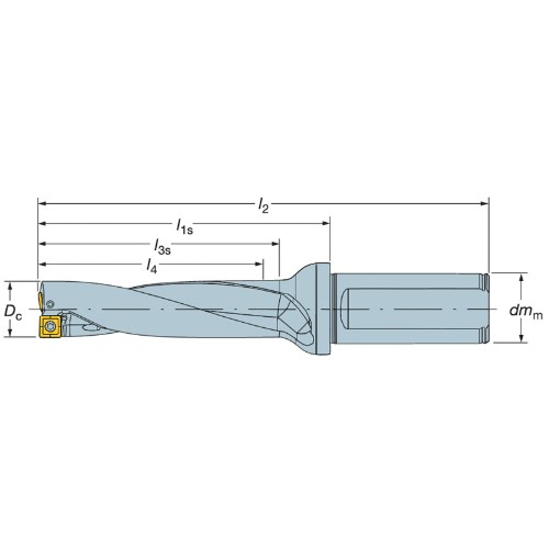 Borrkropp SANDVIK 880 Cyl. skaft 5xDc