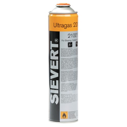Gasolbehållare SIEVERT<br />engångs med ventil