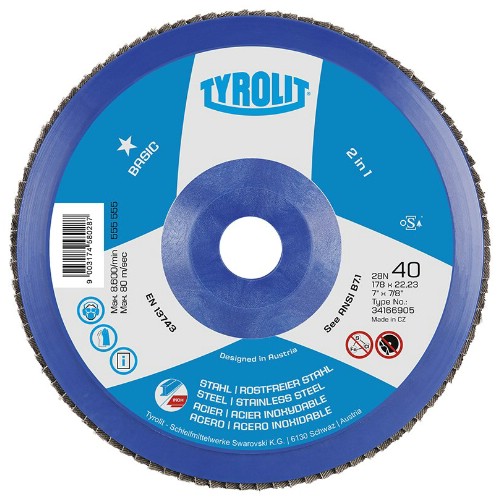 Lamellrondell TYROLIT Basic plan med plastnav