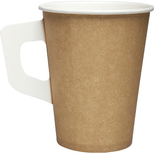 Bägare papper med öra