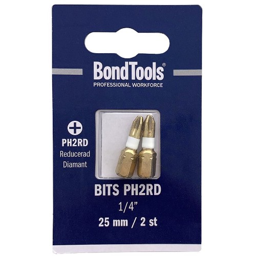 Bits 1/4" PH BONDTOOLS 25 mm diamant/nedsvarvad