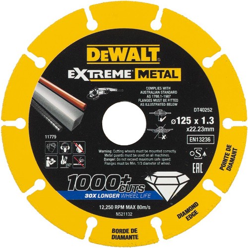 Diamantkapklinga DEWALT Extreme Metal