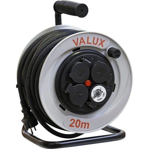 Kabelvinda VALUX 4-vägs 230 V fast centrum
