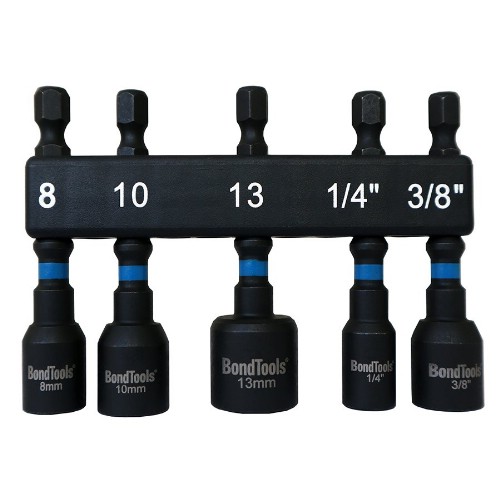 Magnethylssats 1/4" mm/tum BONDTOOLS BT101-5i