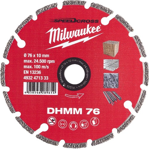 Diamantkapklinga MILWAUKEE Speedcross DHMM