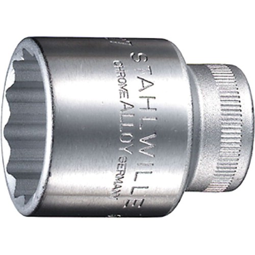 Hylsa 1/2" 12-kant tum STAHLWILLE 50a