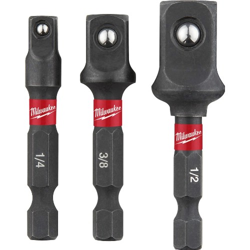 Hylsadaptersats 1/4" MILWAUKEE Shockwave Impact Duty