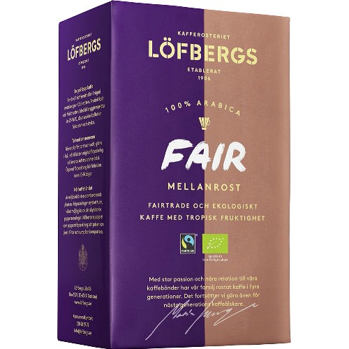 Kaffe LÖFBERGS brygg fair mellanrost