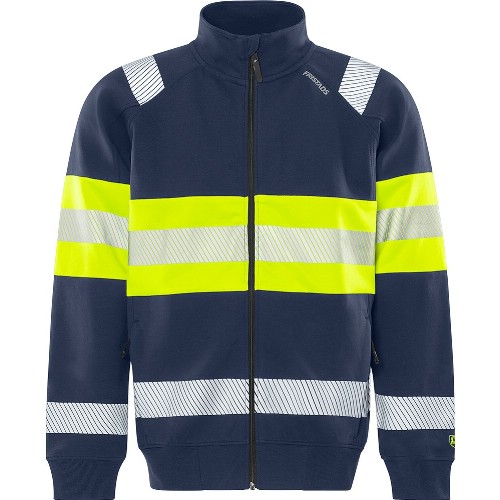 Sweatshirtjacka FRISTADS 7531 GKC Stiby Green